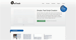 Desktop Screenshot of onetouchscripter.com