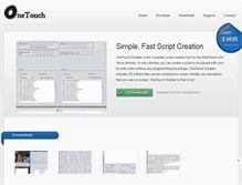 Tablet Screenshot of onetouchscripter.com
